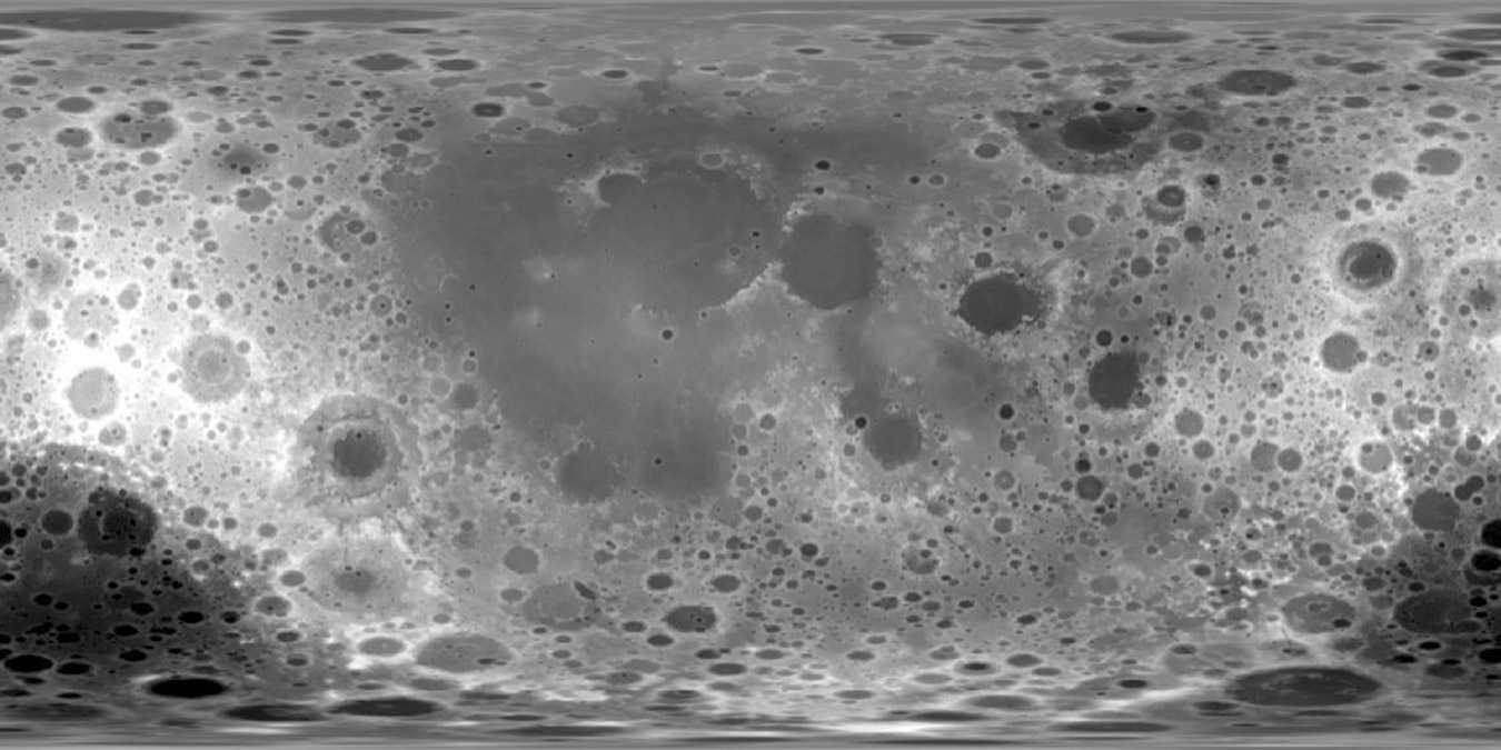 Moon Heightmap 5400x2700